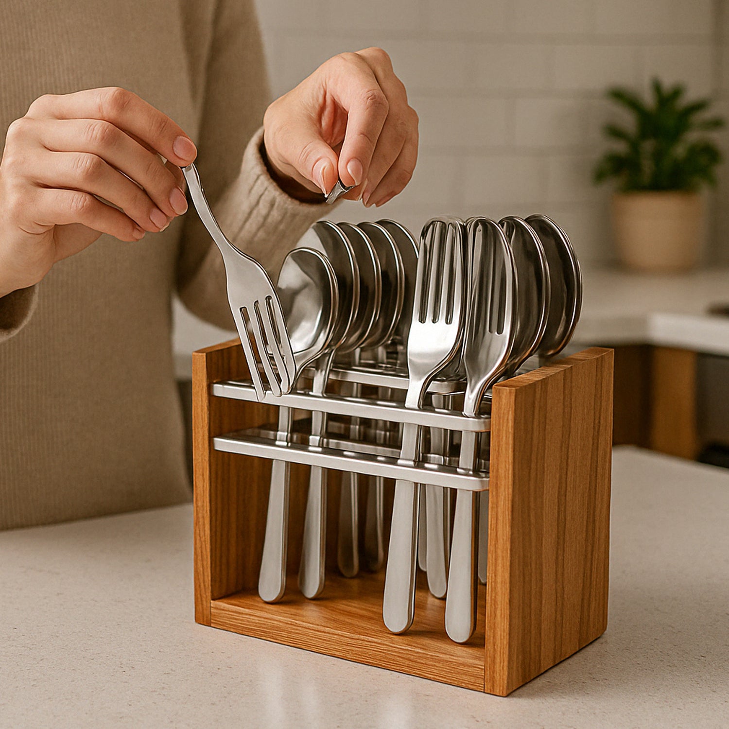 Apex Premium Stainless Steel Cutlery Set (24 Pc) Apex Premium Stainless Steel Cutlery Set (24 Pc)